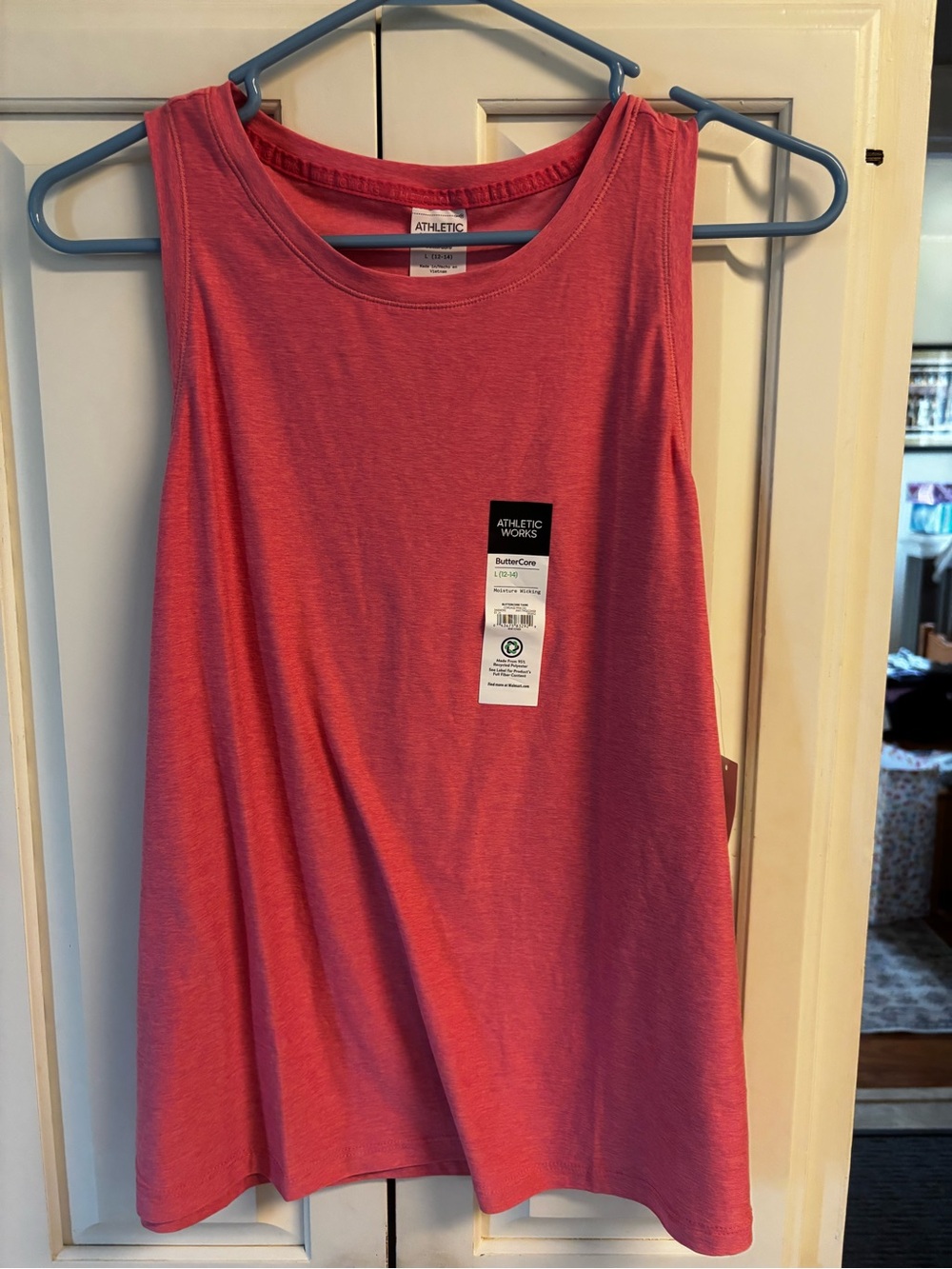 Athletic Works Coral Pink Women's Sleeveless Tank